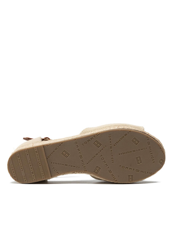 Tommy Hilfiger Espadrillas Tommy Hilfiger Rope Wedge Sandal T3A7-32185-0048 M Beige