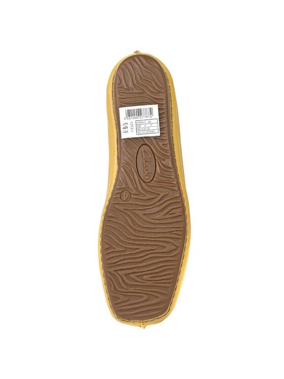 Clarks Balerīnas Clarks Freckle Ice 203589414 Dzeltens