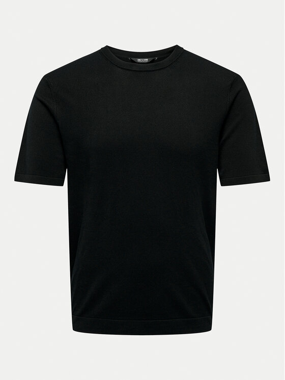 Only & Sons Only & Sons Футболка Wyler 22022928 Чорний Regular Fit