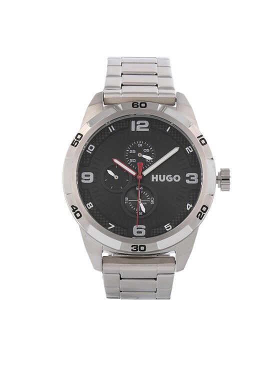 HUGO Годинник HUGO Grip 1530276 Срібний