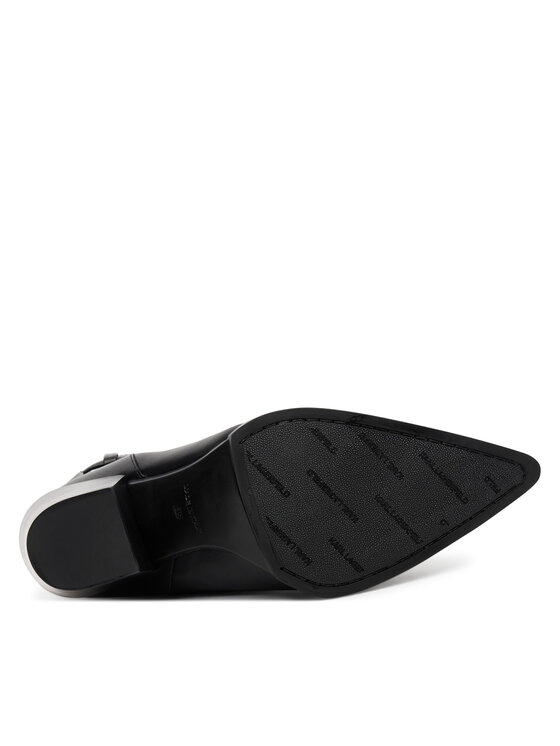 KARL LAGERFELD Īsie zābaki KARL LAGERFELD KL37255 Melns