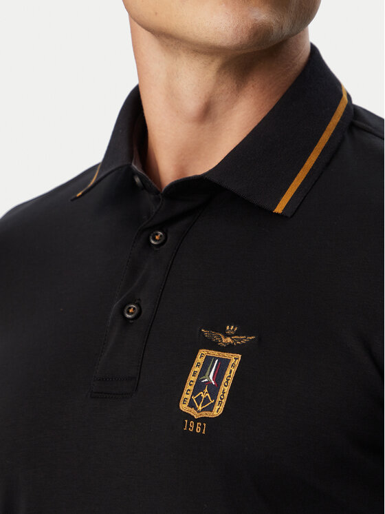 Aeronautica Militare Aeronautica Militare Polo 262PO1940UJ00663 Negro Regular Fit