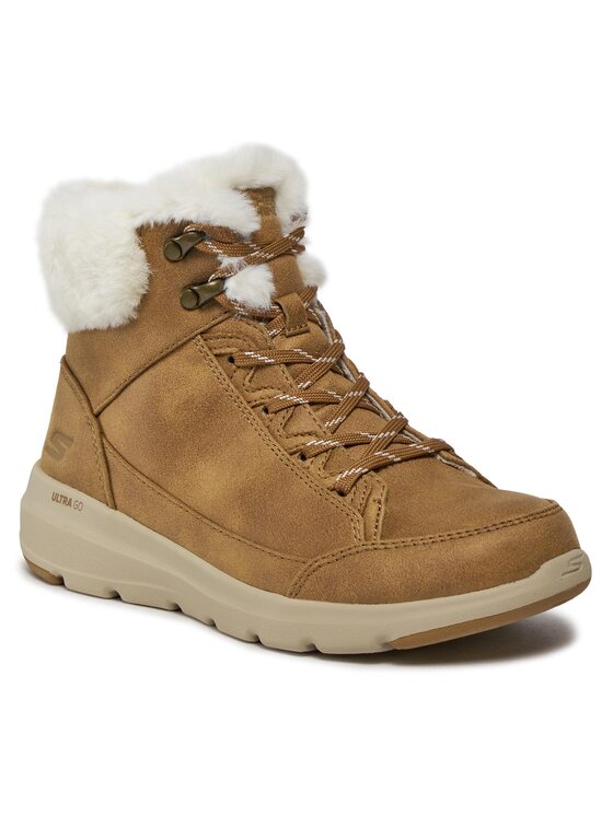 Skechers Черевики Skechers Glacial Ultra Cozyly 144178/CSNT Коричневий