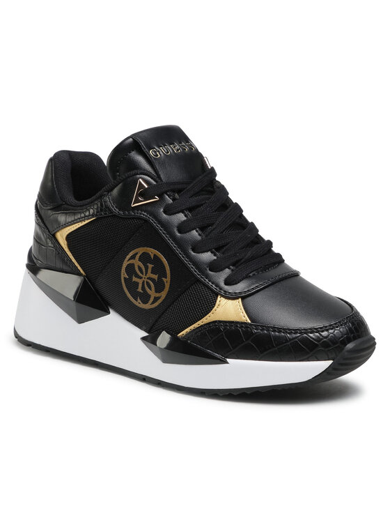Guess Sneakersy Guess Tesha FL5TES PEL12 Czarny