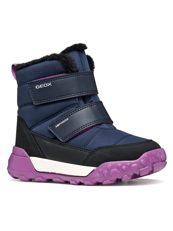 Geox Cizme de zăpadă Geox J Trekkyup Girl B Abx J66M7A 0FU54 CF48B S Bleumarin