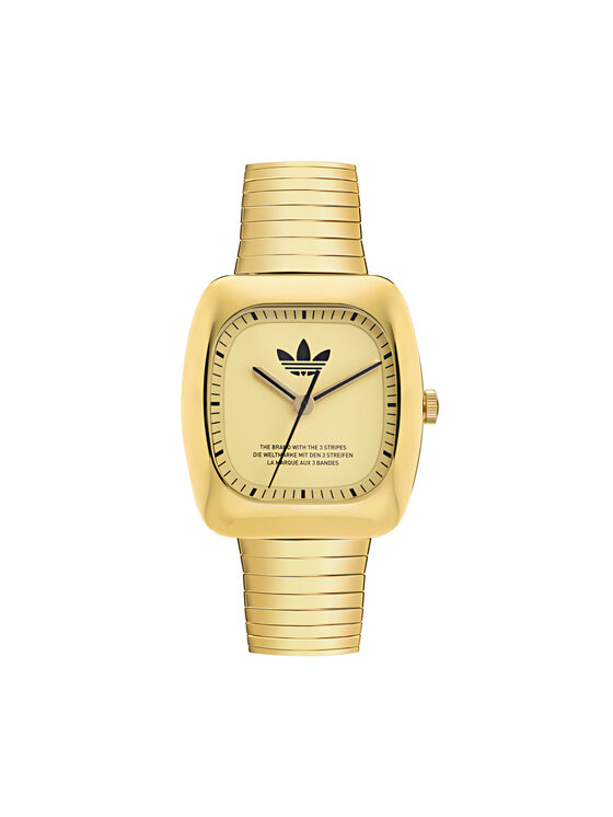 adidas Originals Laikrodis adidas Originals Retro Wave One AOSY24024 Auksinė