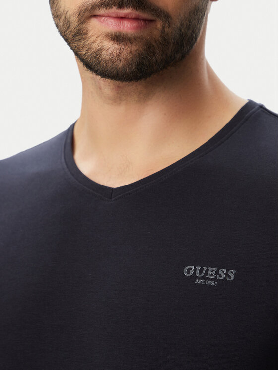 Guess Guess Футболка M6YI32 K3735 Cиній Extra Slim Fit