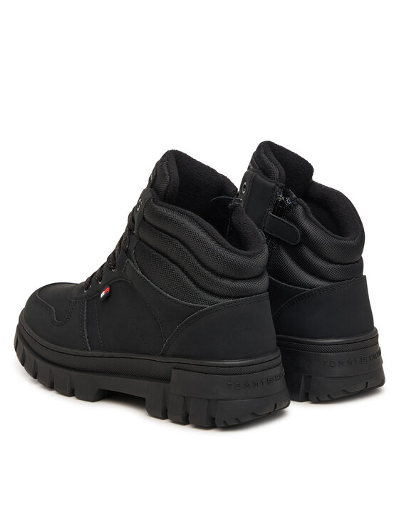 Tommy Hilfiger Auliniai batai Tommy Hilfiger T3X5-35292-0316 S Juoda