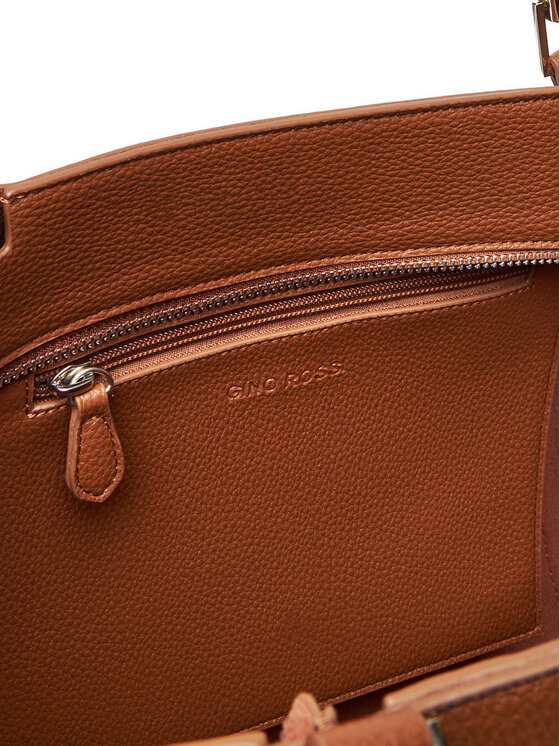 GINO ROSSI Kabelka Gino Rossi CEO-LAUREN-XL8211 Hnedá