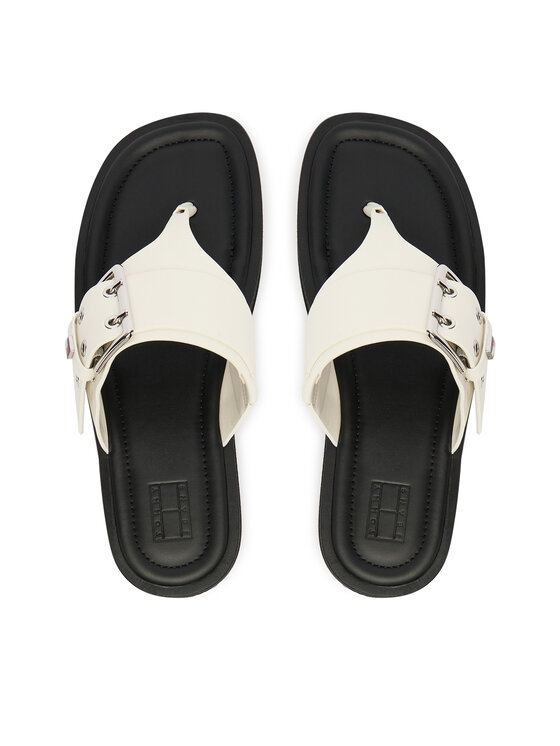 Tommy Jeans Japonki Tommy Jeans Tjw Buckle Sandal EN0EN02948 Biały
