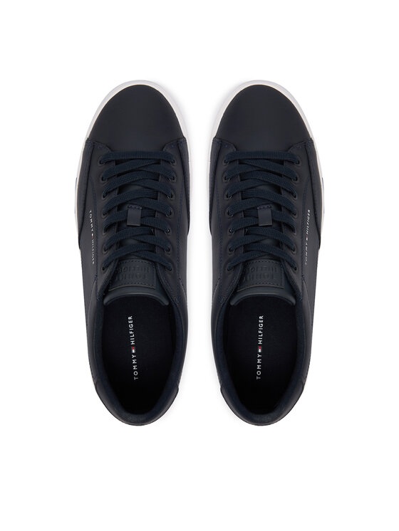 Tommy Hilfiger Teniși Tommy Hilfiger Vulc Core Rwb Long Lace Lth FM0FM05814 Bleumarin