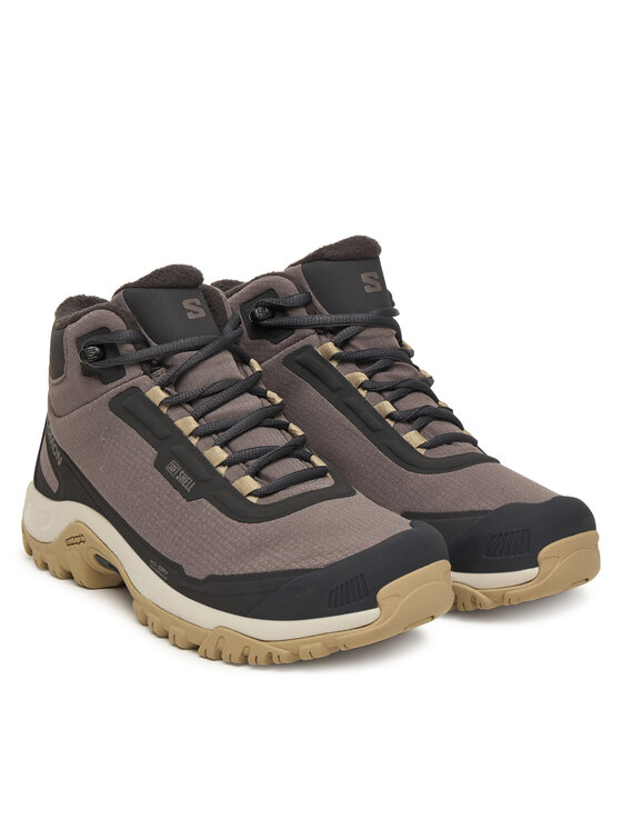 Salomon Трекінгові черевики Salomon Shelter Waterproof L47855200 Коричневий