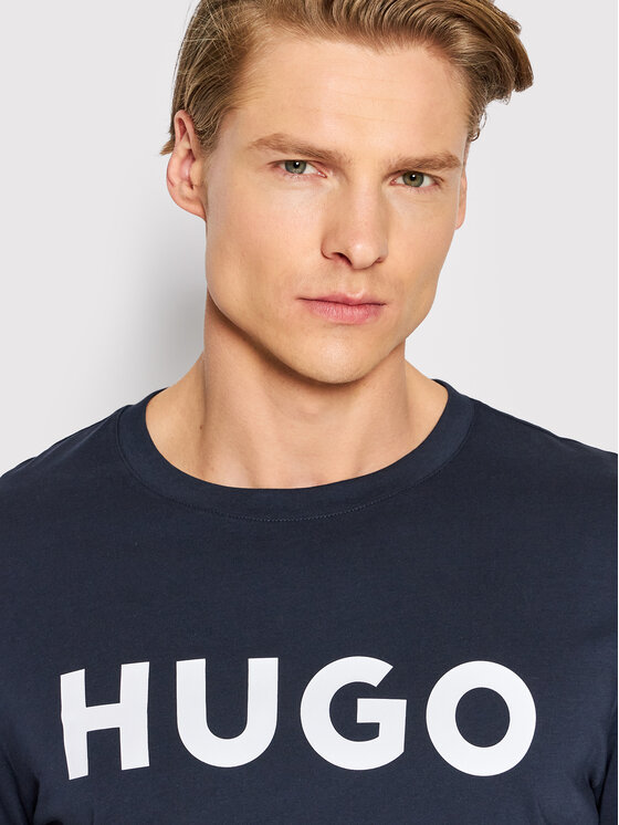 HUGO HUGO Camiseta Dulivio 50467556 Azul marino Regular Fit