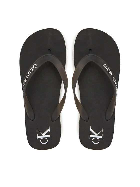Calvin Klein Jeans Flip-flops Calvin Klein Jeans Beach Sandal Flatform Tpu YW0YW01830 Fekete