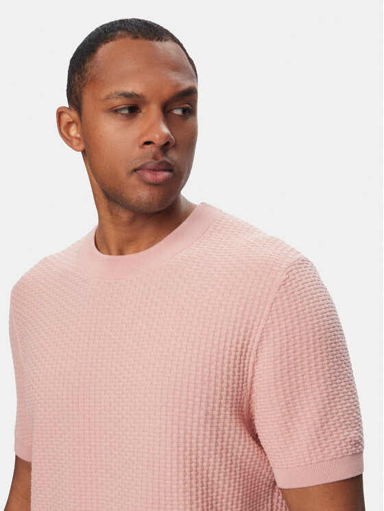 BOSS BOSS Футболка H-Nilton 50560468 Рожевий Regular Fit