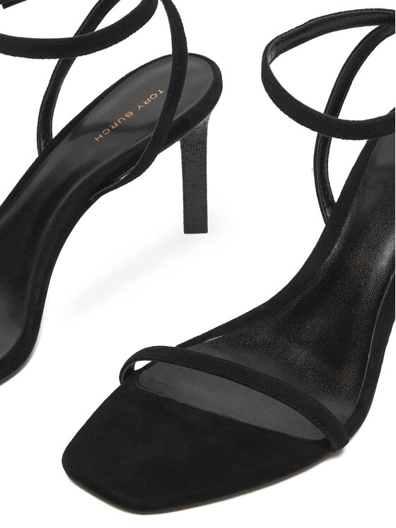 Tory Burch Босоніжки Tory Burch Pave Heeled 175463 Чорний