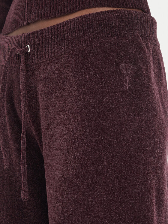 Juicy Couture Juicy Couture Pantalones de chándal JCWEB006 Guinda/burdeos Regular Fit