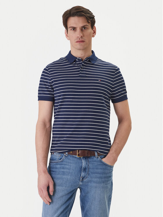 Tommy Hilfiger Tommy Hilfiger Polo 1985 MW0MW17770 Azul marino Regular Fit