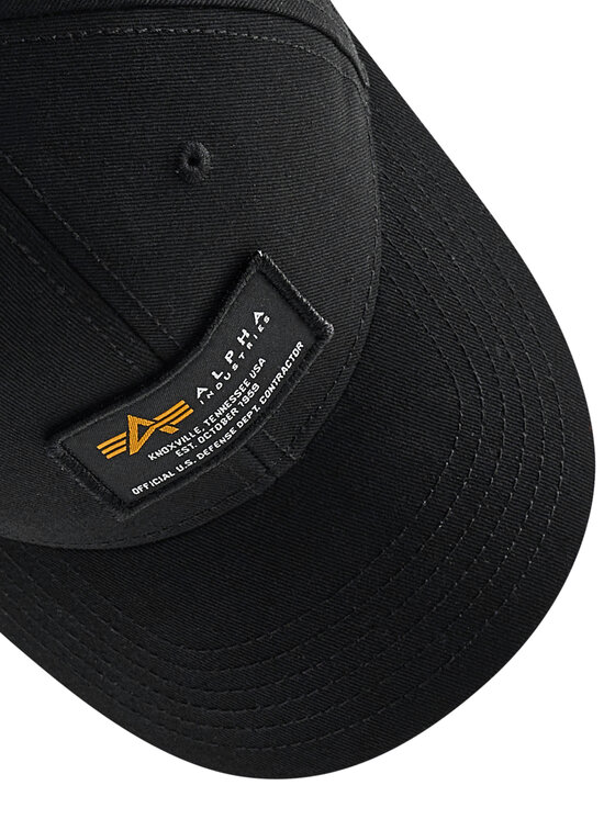 Alpha Industries Kepurė su snapeliu Alpha Industries Crew Camp 128934 Juoda