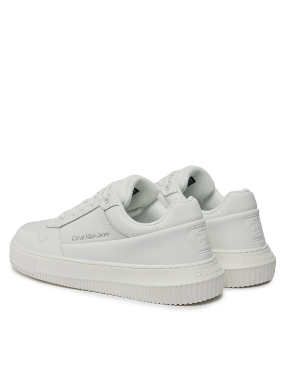 Calvin Klein Jeans Сникърси Calvin Klein Jeans Chunky Cupsole Low Lth In Sat YM0YM00873 Бял