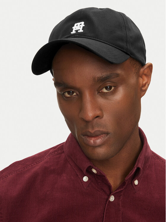 Tommy Hilfiger Kapa s šiltom Tommy Hilfiger Imd Color 6 Panel AM0AM13542 Črna