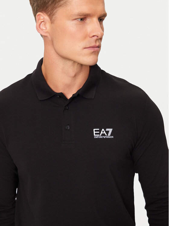 EA7 Emporio Armani EA7 Emporio Armani Поло 8NPF15 PJVQZ 1200 Чорний Regular Fit