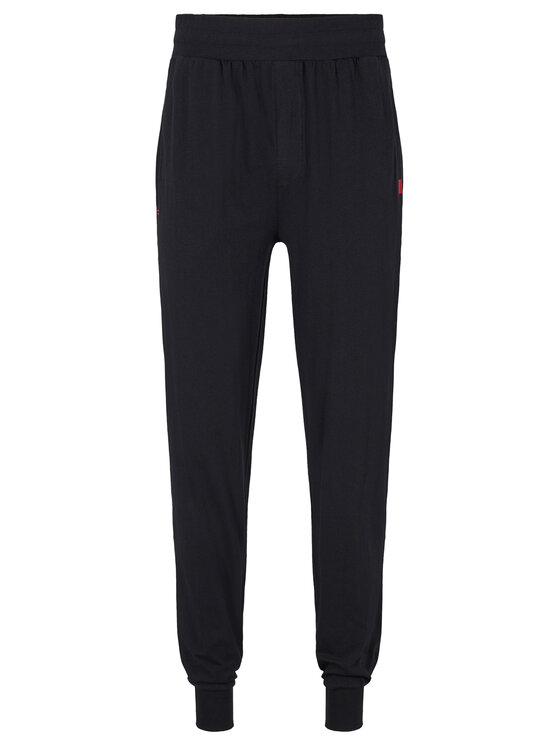 HUGO Hugo Pižamos kelnės Labelled 50478929 Juoda Regular Fit