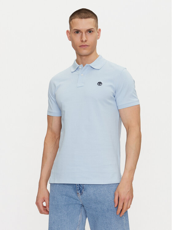 Timberland Timberland Поло TB0A6VDP Блакитний Regular Fit