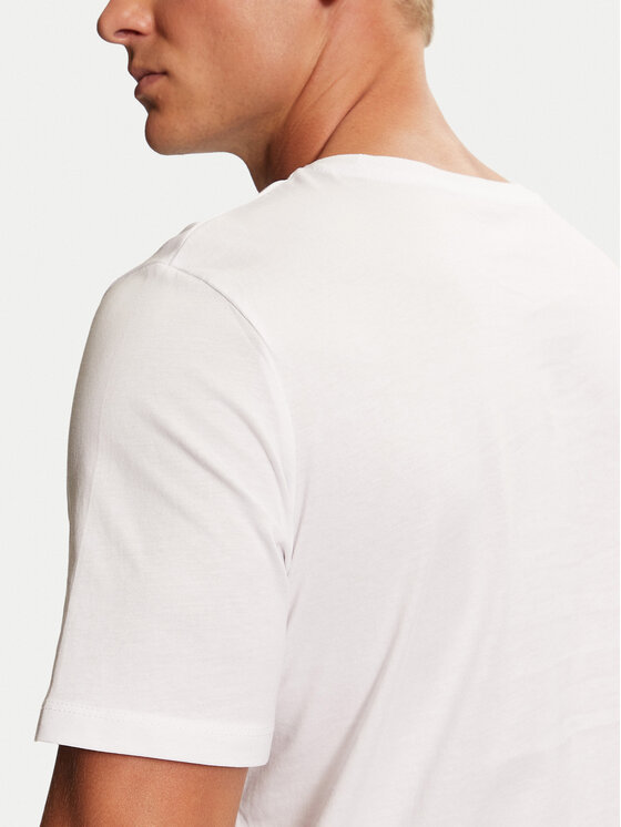 Jack & Jones Jack & Jones Marškinėliai Corp 12233999 Balta Standard Fit