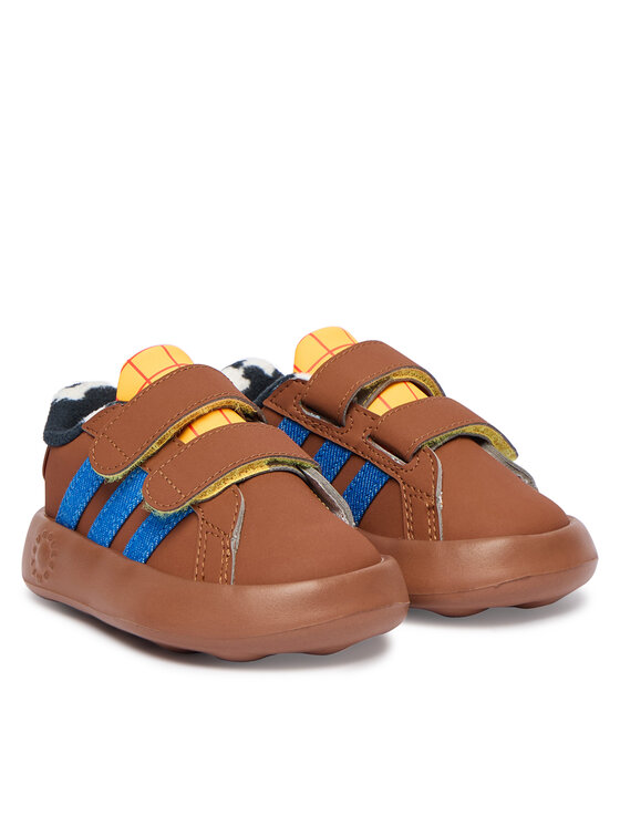 adidas Sneakersy adidas Disney Toy Story Grand Court JR5629 Hnědá