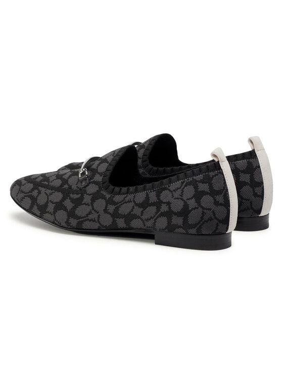 Coach Zapatos hasta el tobillo Coach Harling Knit Loafer G5149 11002151 Negro