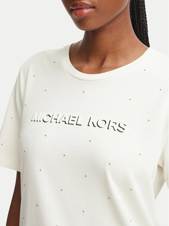 MICHAEL Michael Kors MICHAEL Michael Kors Camiseta MT6524Y97J Crema Regular Fit