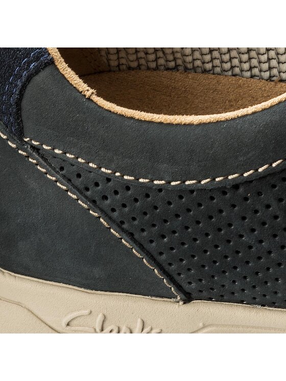 Clarks Īsi apavi Clarks Stafford Park5 203532167 Tumši zils