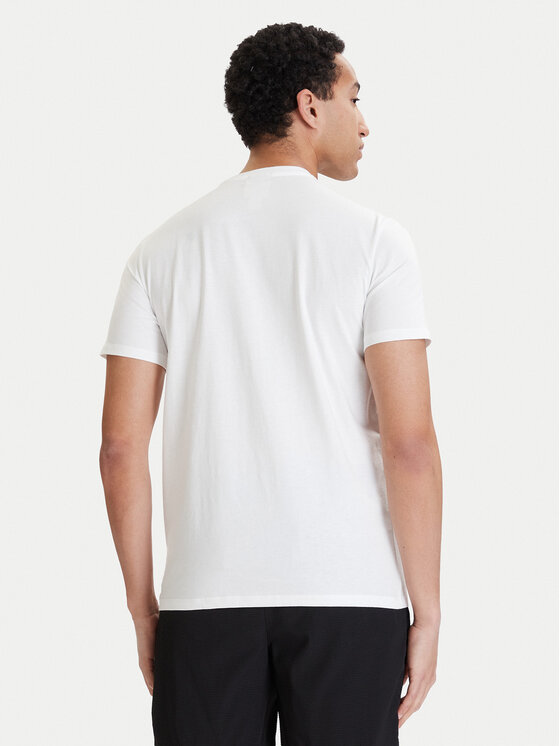 Calvin Klein Calvin Klein Camiseta Micro Logo LV04LC255G Blanco Regular Fit