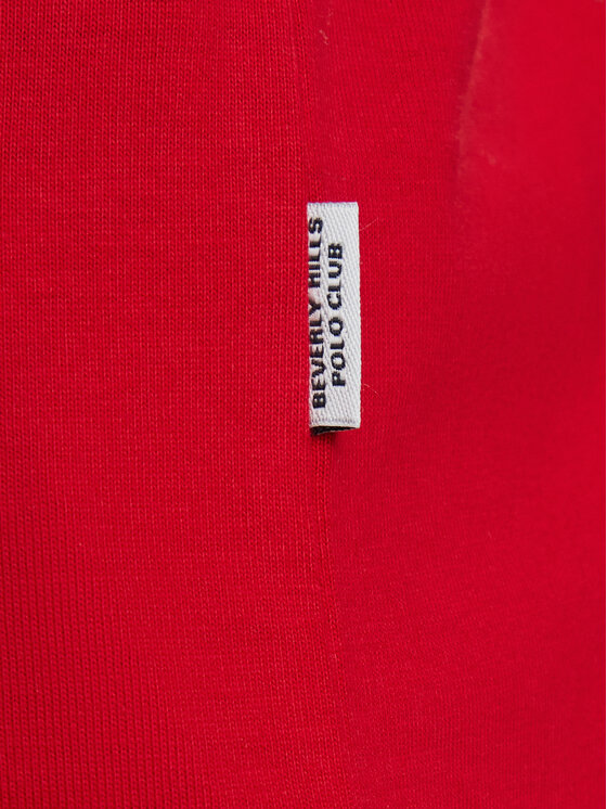 Beverly Hills Polo Club Beverly Hills Polo Club Camiseta P-SS26W-TS516518 Rojo Regular Fit