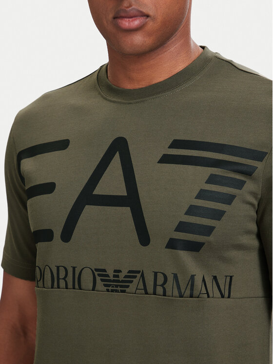 EA7 Emporio Armani EA7 Emporio Armani Camiseta 7M002200 AF27188 U7014 Verde Regular Fit