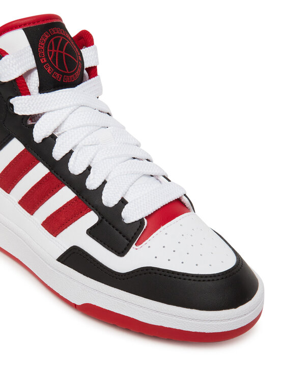 adidas Buty do koszykówki adidas Rapid Court Mid JR3160 Biały