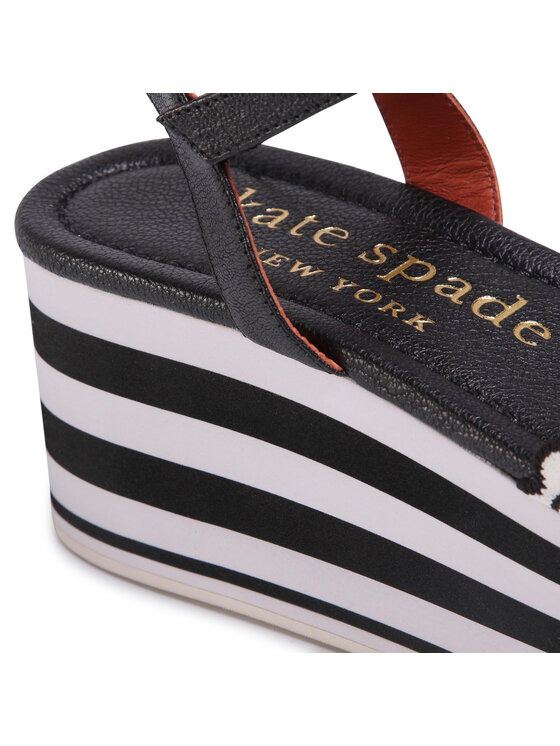 Kate Spade Босоніжки Kate Spade Highrise Spade K0090 Чорний