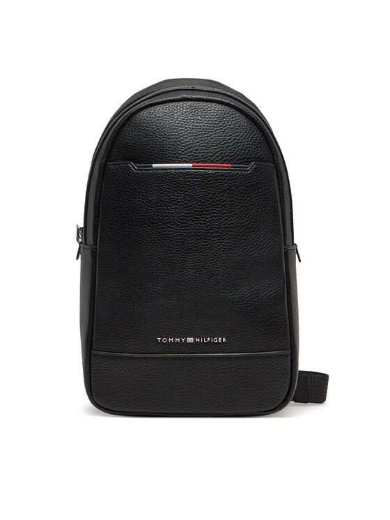 Tommy Hilfiger Nahrbtnik Tommy Hilfiger Th Central Sling Bag AM0AM13575 Črna