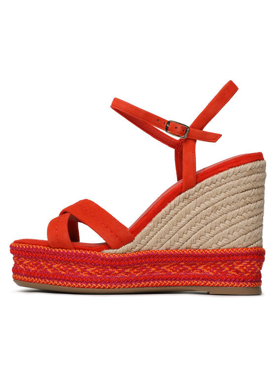 Tamaris Espadrile Tamaris 1-28363-20 Rdeča