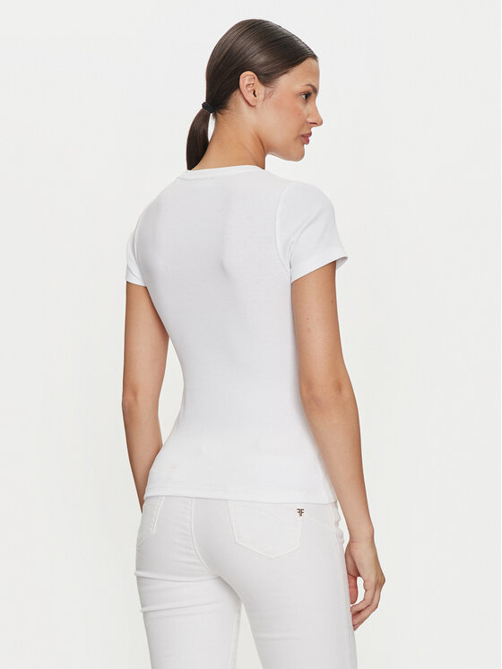 Guess Jeans Guess Jeans Футболка W4YI64 KA0H1 Білий Slim Fit