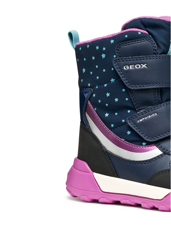 Geox Śniegowce Geox J Trekkyup B Ab J56M7A 0MNBC C4269 S Granatowy