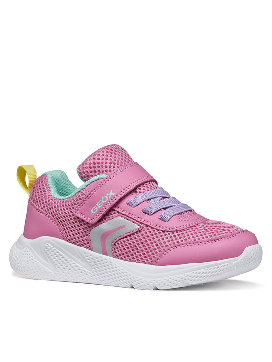 Geox Snīkeri Geox J Sprintye Girl J36FWB 01454 CE83B S Rozā