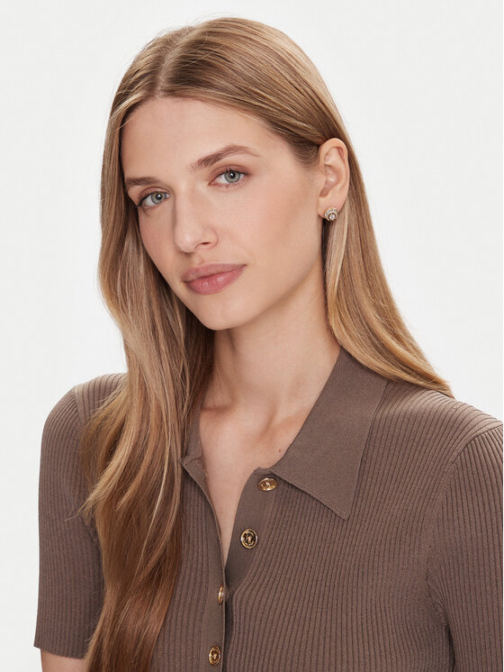 Guess Náušnice Guess JUBE05 557JW Zlatá