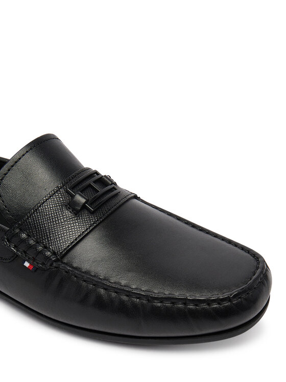 Tommy Hilfiger Mocasini Tommy Hilfiger Hardware Lth Driver FM0FM05855 Negru