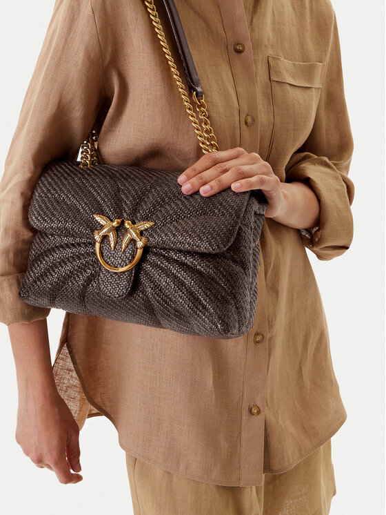 PINKO Torbica PINKO Love Puff Classic Cl PE 25 PLTT 100038 A2C8 Smeđa