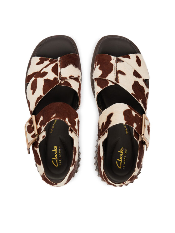 Clarks Босоніжки Clarks Evamar Wish 26185891 Коричневий