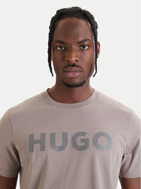 HUGO HUGO Camiseta Dulivio 50467556 Beis Regular Fit
