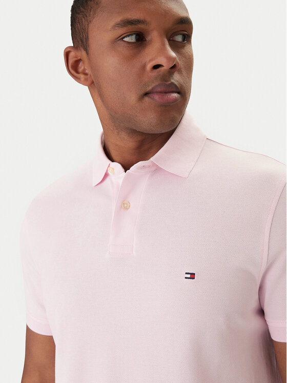 Tommy Hilfiger Tommy Hilfiger Polo majica 1985 MW0MW17770 Roza Regular Fit