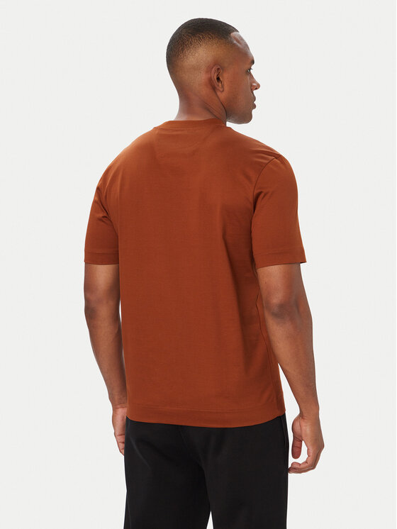 BOSS BOSS Camiseta C-Taut 181 50570435 Marrón Regular Fit